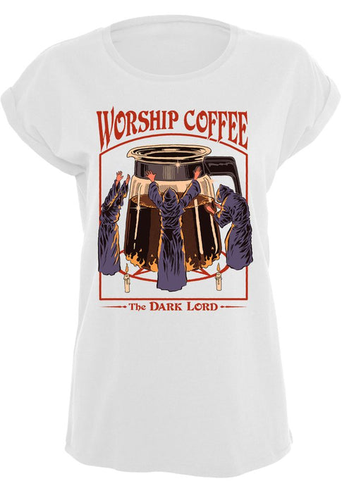 Steven Rhodes - Worship Coffee - Girls T-shirt