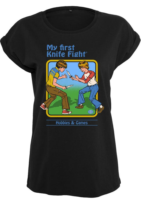 Steven Rhodes - My First Knife Fight - Girls T-shirt