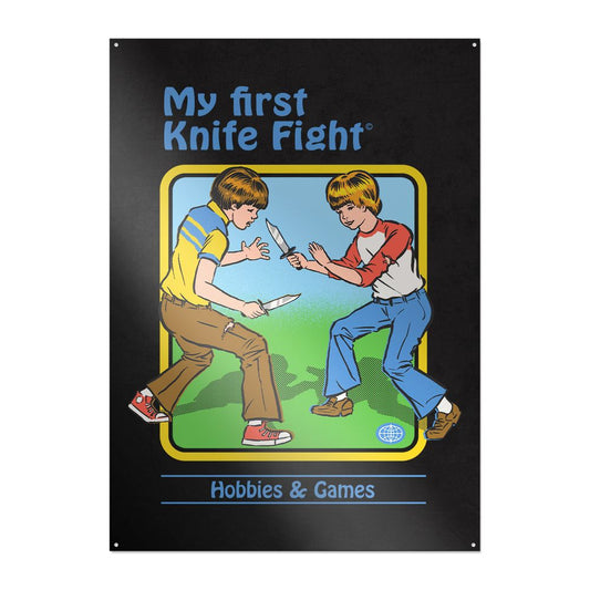 Steven Rhodes - My First Knife Fight - Metal Plate