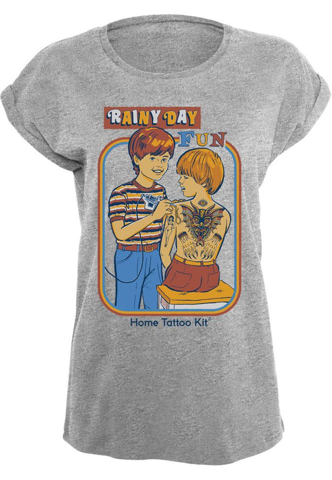 Steven Rhodes - Rainy Day Fun - Girls T-shirt