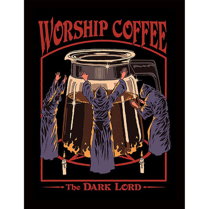 Steven Rhodes - Worship Coffee - Gerahmter Kunstdruck