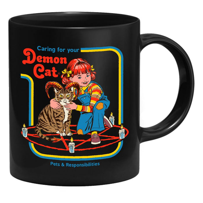 Steven Rhodes - Caring for your Demon Cat - Mug