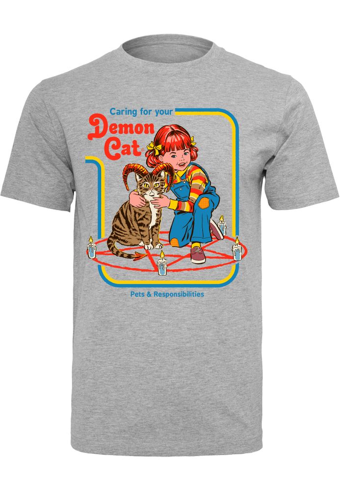 Steven Rhodes - Caring for your Demon Cat - T-Shirt