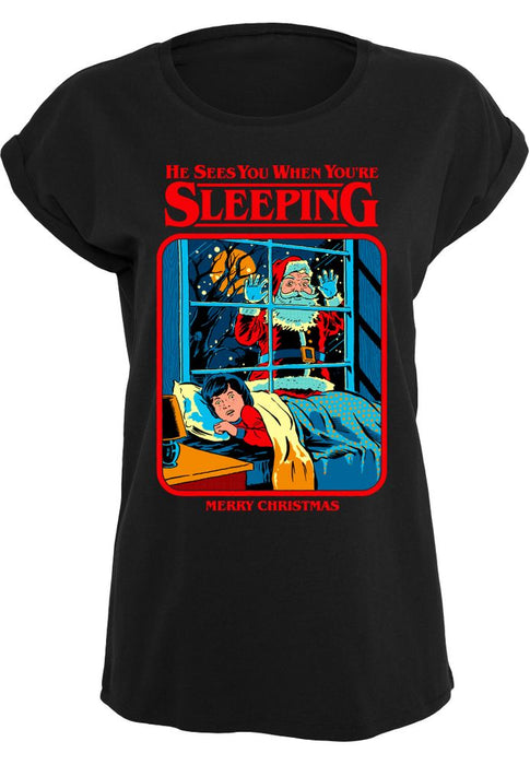 Steven Rhodes - He Sees You When You're Sleeping - Girlshirt