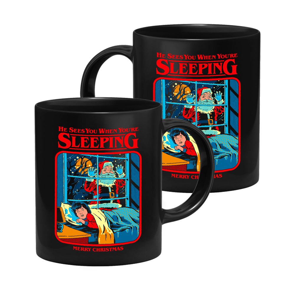 Steven Rhodes - He Sees You When You're Sleeping - Mug