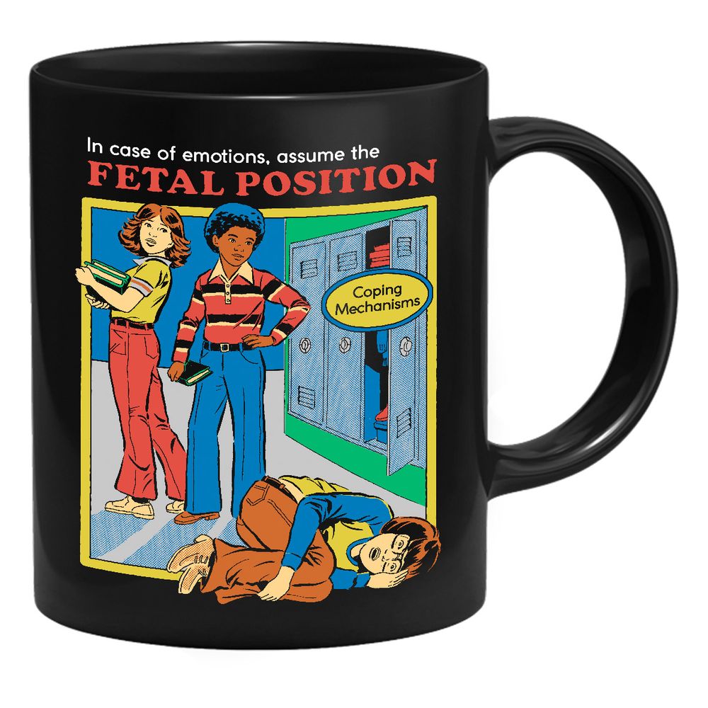 Steven Rhodes - Assume the Fetal Position - Mug