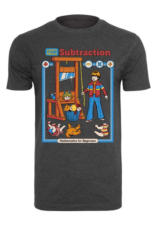 Steven Rhodes - Learn About Subtraction - T-Shirt