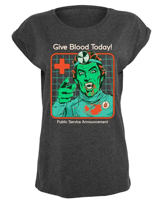Steven Rhodes - Give Blood Today - Girlshirt