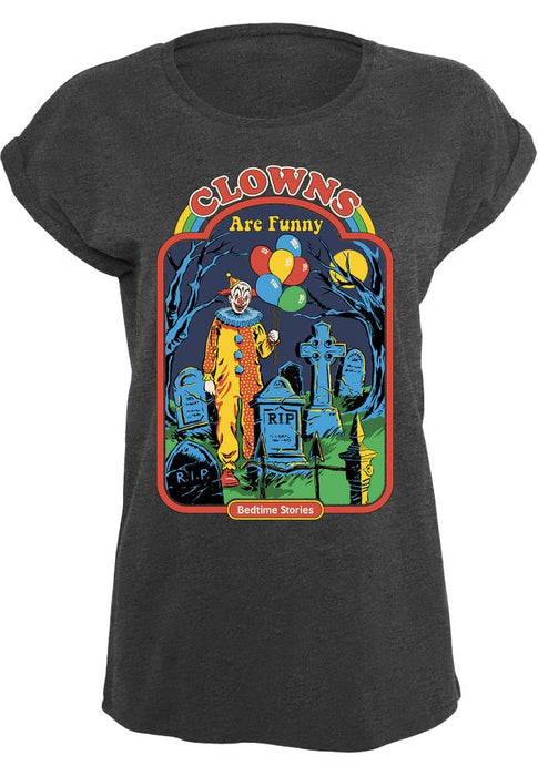 Steven Rhodes - Clowns Are Funny - Girls T-shirt