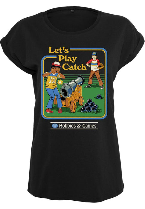 Steven Rhodes - Let's Play Catch - Girls T-shirt