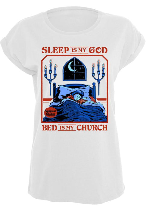 Steven Rhodes - Sleep Is My God - Girls T-shirt