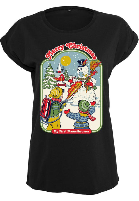 Steven Rhodes - My First Flamethrower - Girls T-shirt