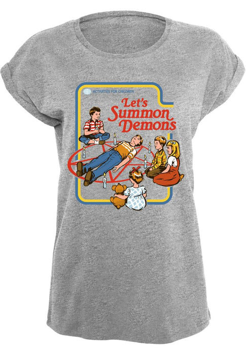 Steven Rhodes - Let's Summon Demons - Girls T-shirt — Steven Rhodes Shop