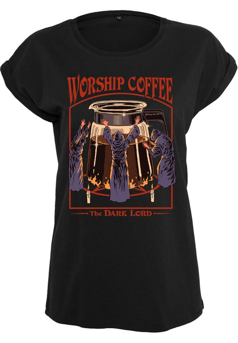 Steven Rhodes - Worship Coffee - Girls T-shirt
